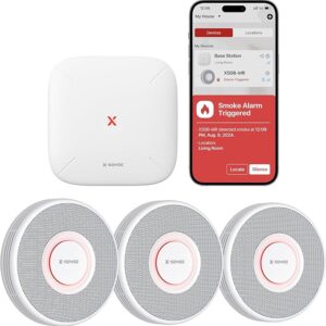 X-Sense Smart Smoke Detector with Voice Alerts