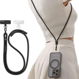 Phone Lanyard Crossbody with 2 Phone Tabs