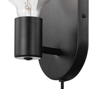 Globe Electric 51488 1-Light Plug-in or Hardwire Wall Sconce