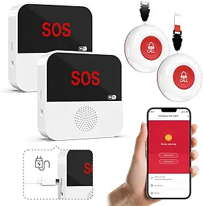 WiFi Rechargable Caregiver Pager Call Button