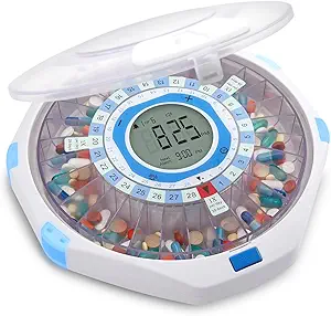 Live Fine Smart WiFi Automatic Pill Dispenser with Light/Sound Alarms